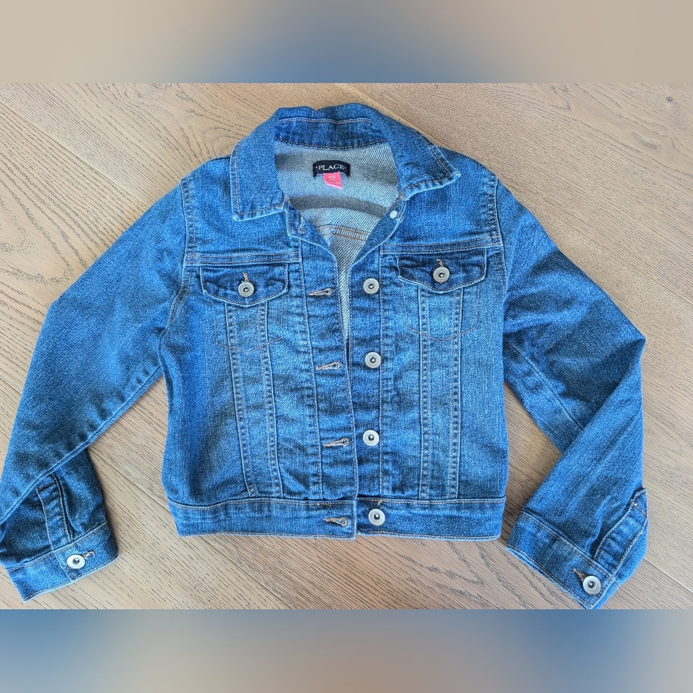 Kids Denim Jacket by Place in Blue